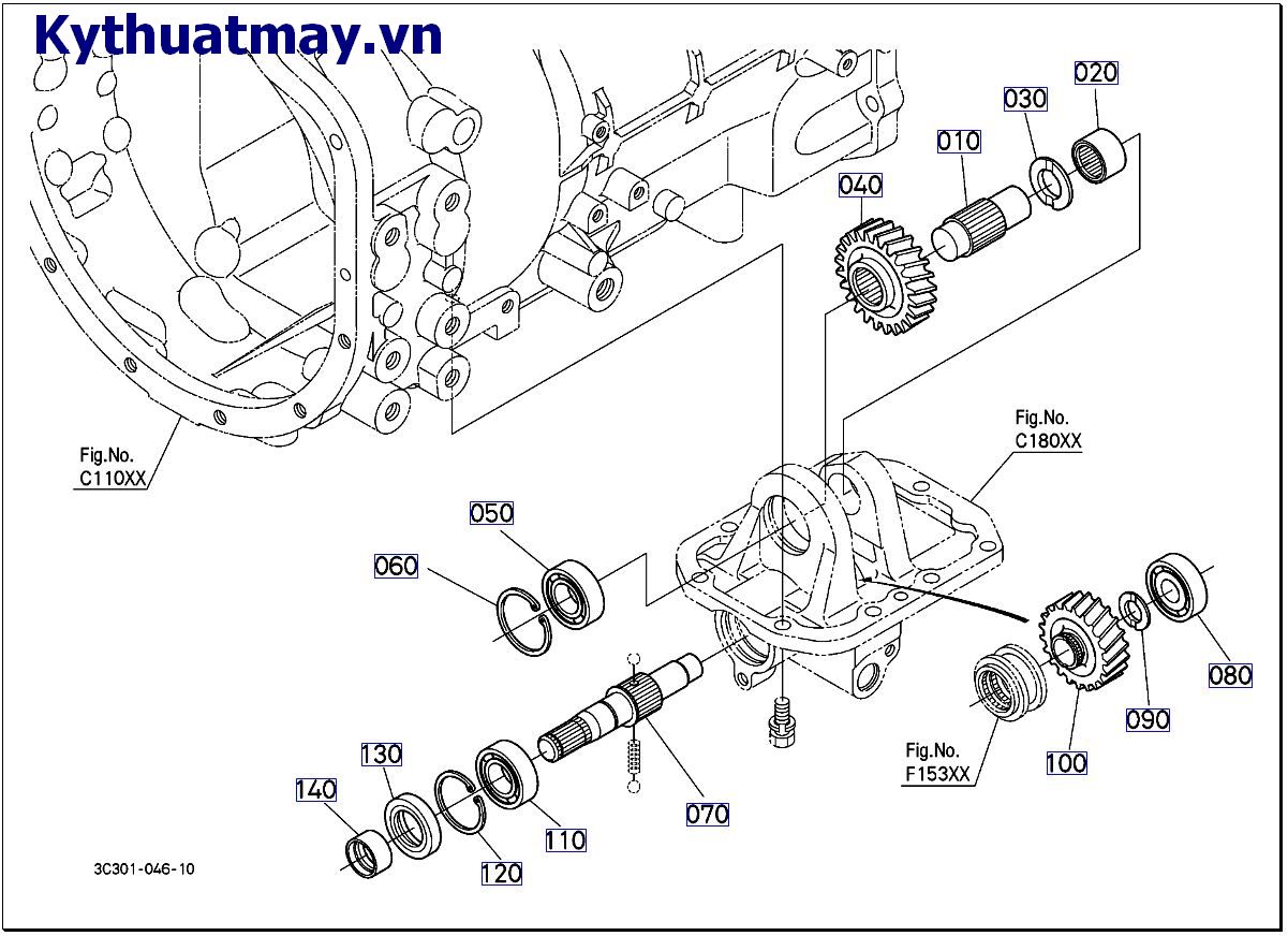  Trục bánh răng truyền động cầu trước_result